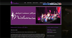 Desktop Screenshot of dancewithnisha.com