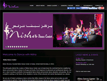 Tablet Screenshot of dancewithnisha.com